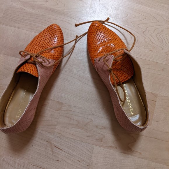 Tracey Neuls INES Leaves | Multi Color & Textured Leather Shoe, size 37 (US 6.5) - Picture 3 of 6